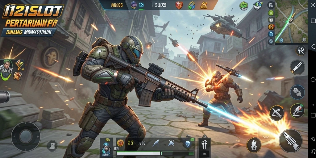 Gameplay menegangkan di 1121SLOT dengan aksi tembak-menembak yang seru.