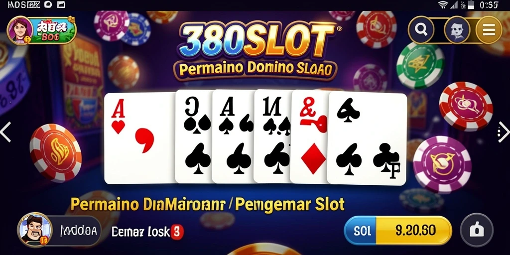 Tampilan gameplay Domino yang seru di 380SLOT.