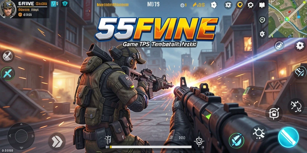 Tampilan gameplay menarik dari 55FIVE yang menantang.