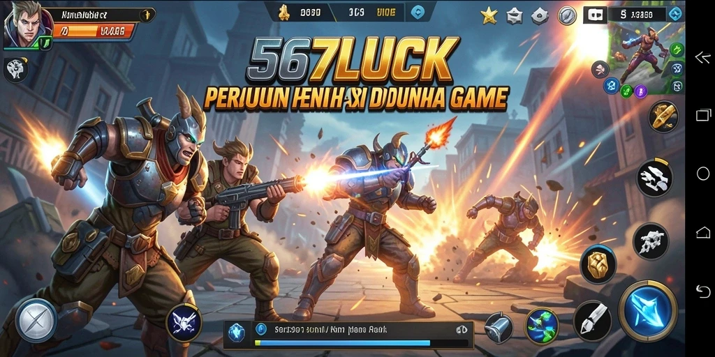 Tampilan gameplay seru dan mendebarkan di 567LUCK.