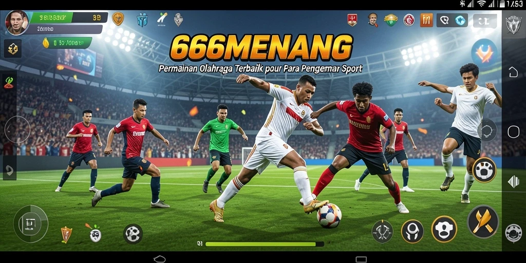 Tampilan menakjubkan dalam gameplay olahraga di 666MENANG.