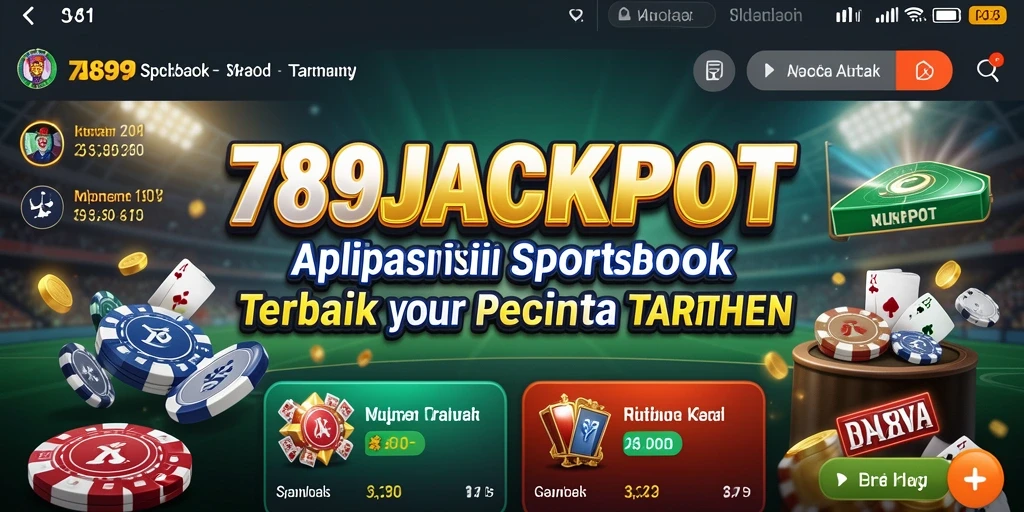 Tampilan antarmuka aplikasi 789JACKPOT yang memukau dan user-friendly.