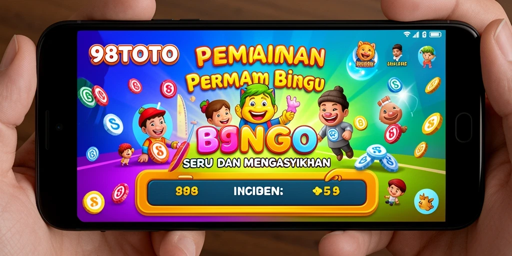 Tampilan gameplay seru saat bermain Bingo di 98TOTO.