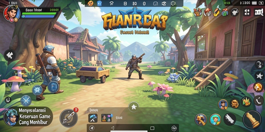 Tampilan gameplay seru dan menantang di BARU01.