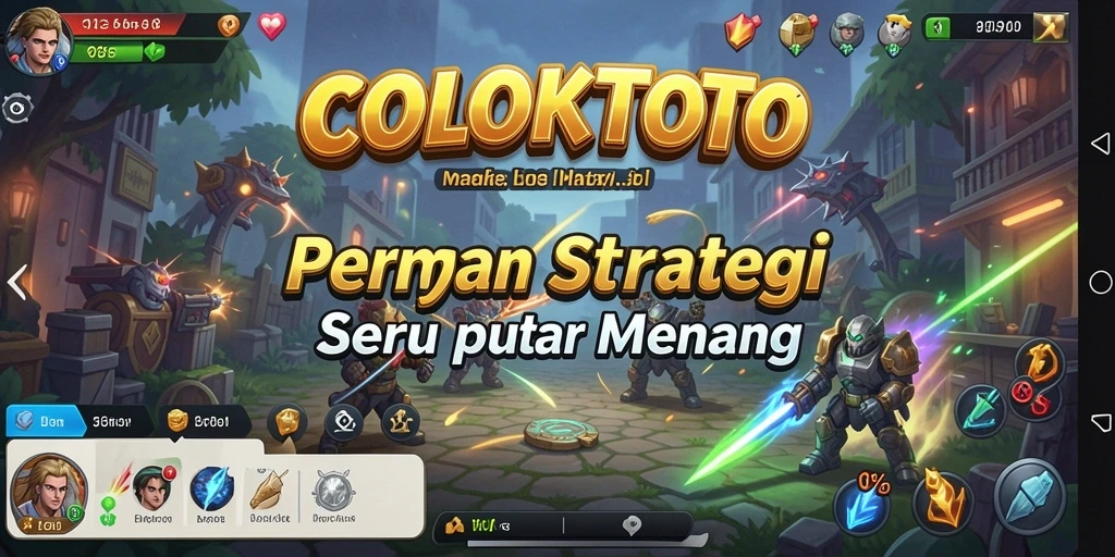 Tangkapan layar gameplay COLOKTOTO yang menunjukkan pertempuran strategis.