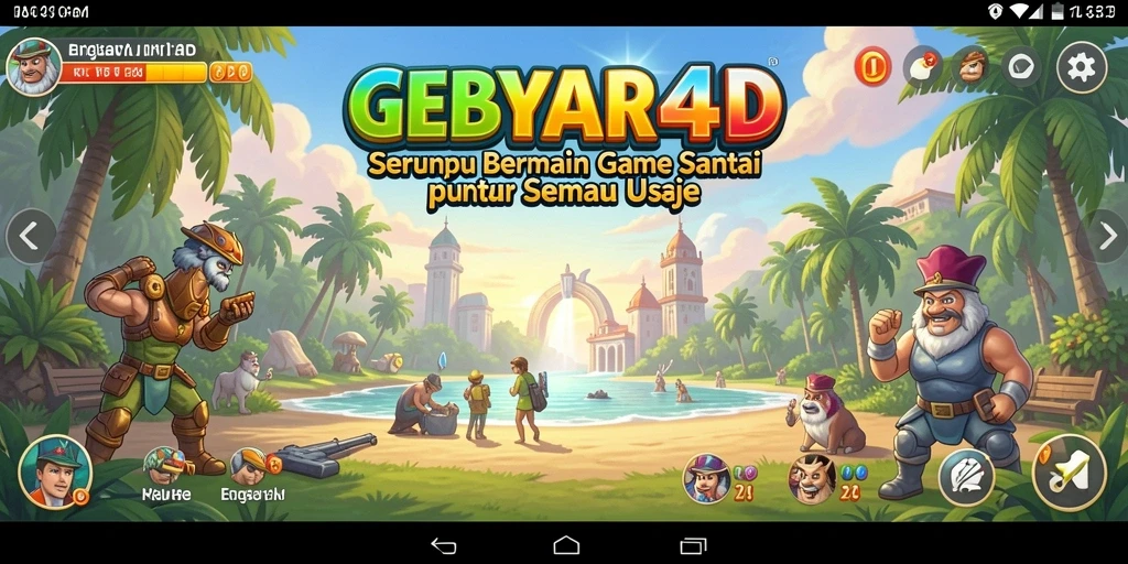 Screenshot gameplay GEBYAR4D yang menunjukkan keseruan permainan Casual.