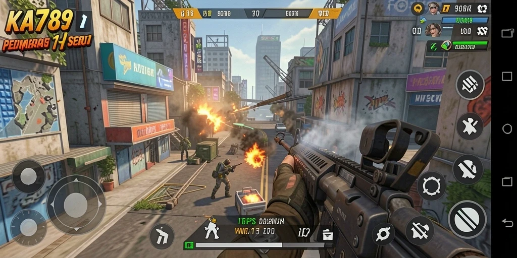 Tampilan menegangkan dari gameplay KA789 yang seru.