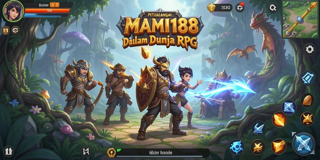 Tampilan gameplay RPG yang menantang dan menarik di MAMI188.