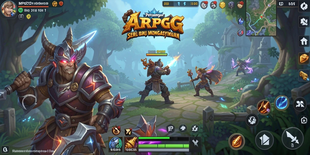 Screenshot utama MPO2121 menampilkan aksi pertarungan yang seru dan grafis luar biasa.