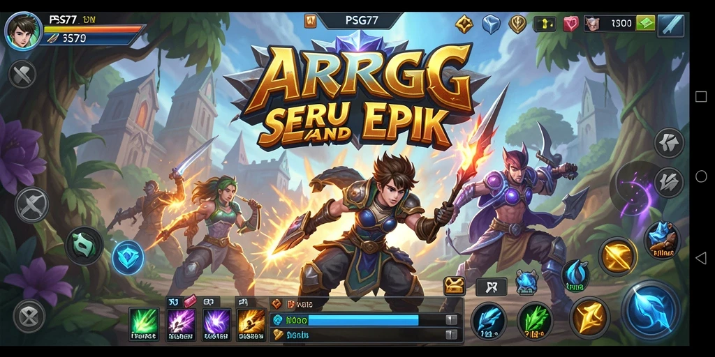 Screenshot gameplay <strong>PSG77</strong> yang menunjukkan aksi seru dalam pertempuran ARPG.