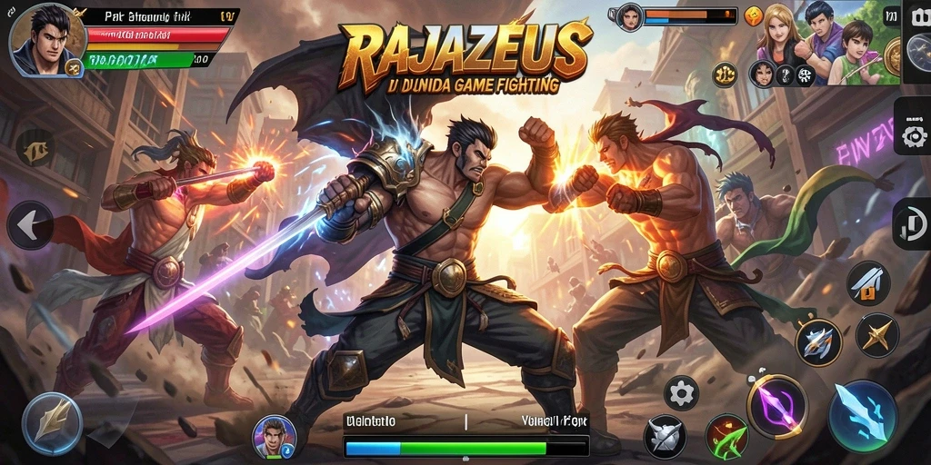 Gameplay RAJAZEUS yang penuh aksi dan seru.
