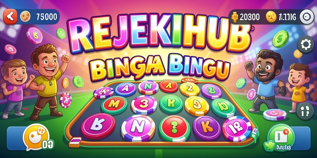 Tampilan gameplay Bingo yang seru di REJEKIHUB.
