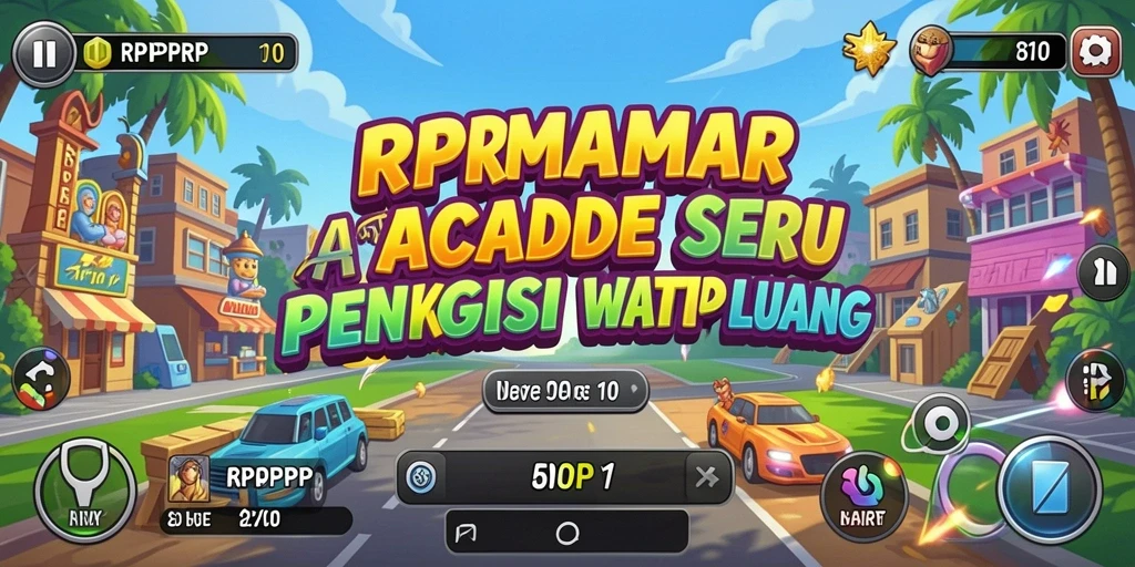 Tampilan gameplay seru dari RPRPRP yang membuat ketagihan.