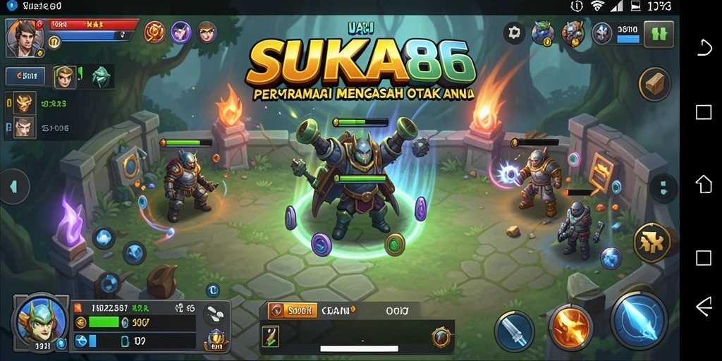 Screenshot gameplay SUKA86 yang menunjukkan aksi strategis yang mendebarkan.