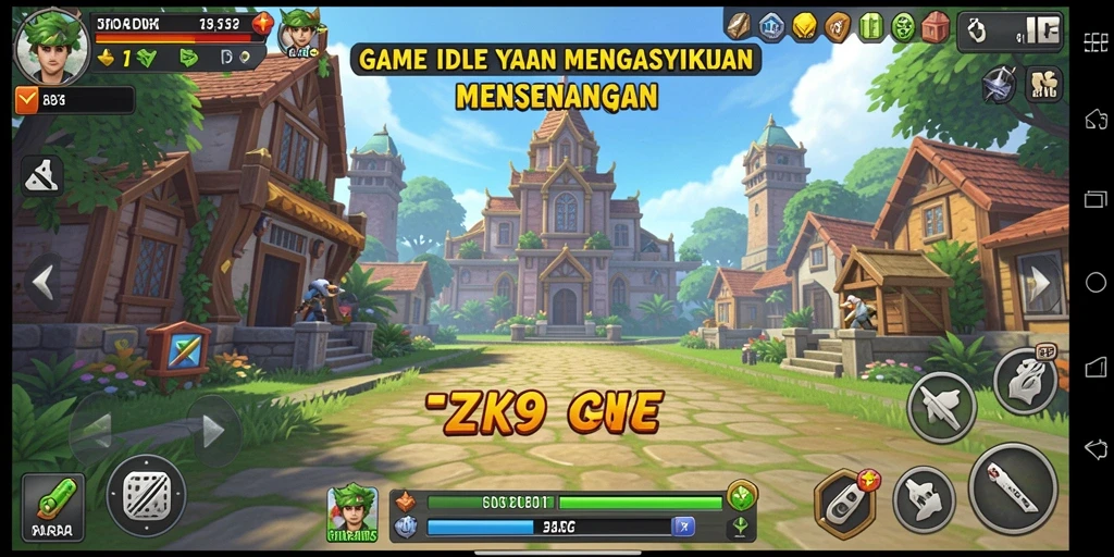 Screenshot utama ZK9 menampilkan karakter dan gameplay yang menawan.