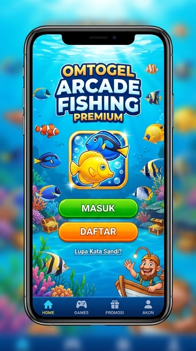 Tampilan utama aplikasi omtogel yang sederhana dan intuitif.